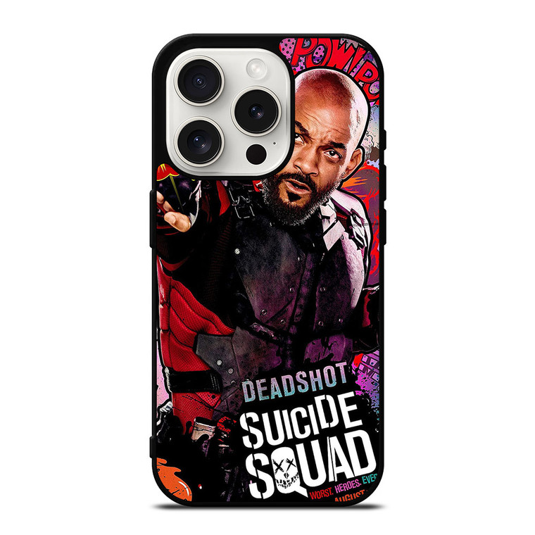 WILL SMITH SUICIDE SQUAD ART iPhone 15 Pro Case WILL SMITH SUICIDE SQUAD ART iPhone 15 Pro Case