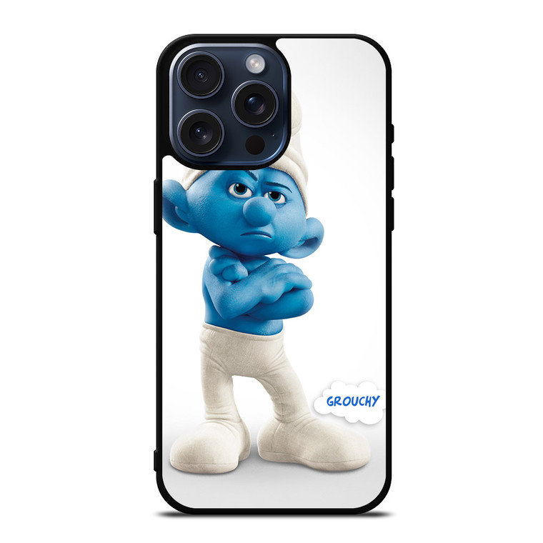 GROUCHY THE SMURF iPhone 15 Pro Max Case