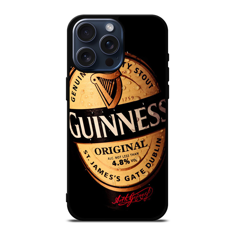 GUINNESS BEER LOGO iPhone 15 Pro Max Case