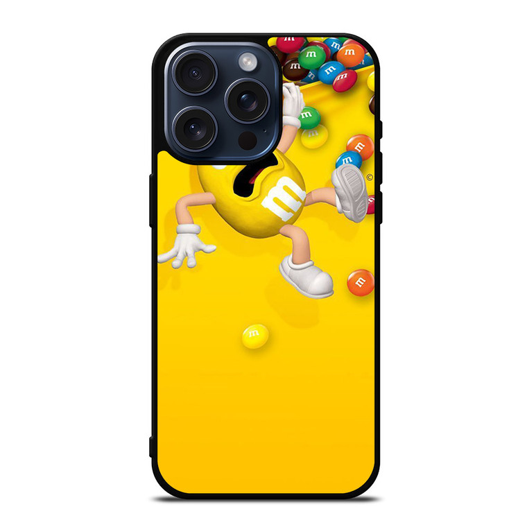 M&M'S CHOCOLATE YELLOW ICON iPhone 15 Pro Max Case