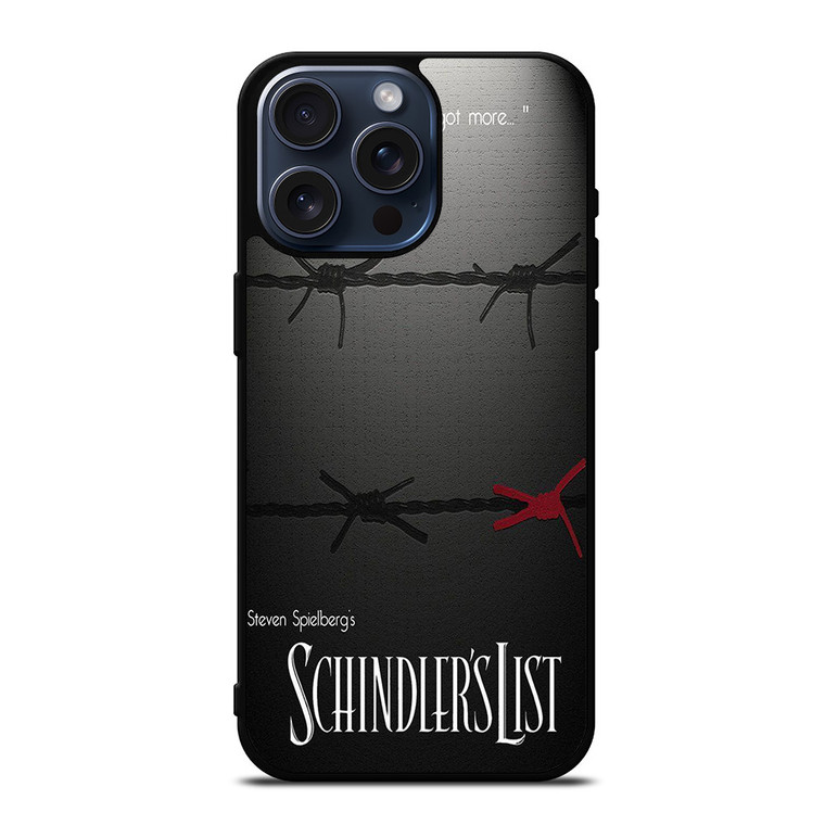 SCHINDLER'S LIST ART iPhone 15 Pro Max Case