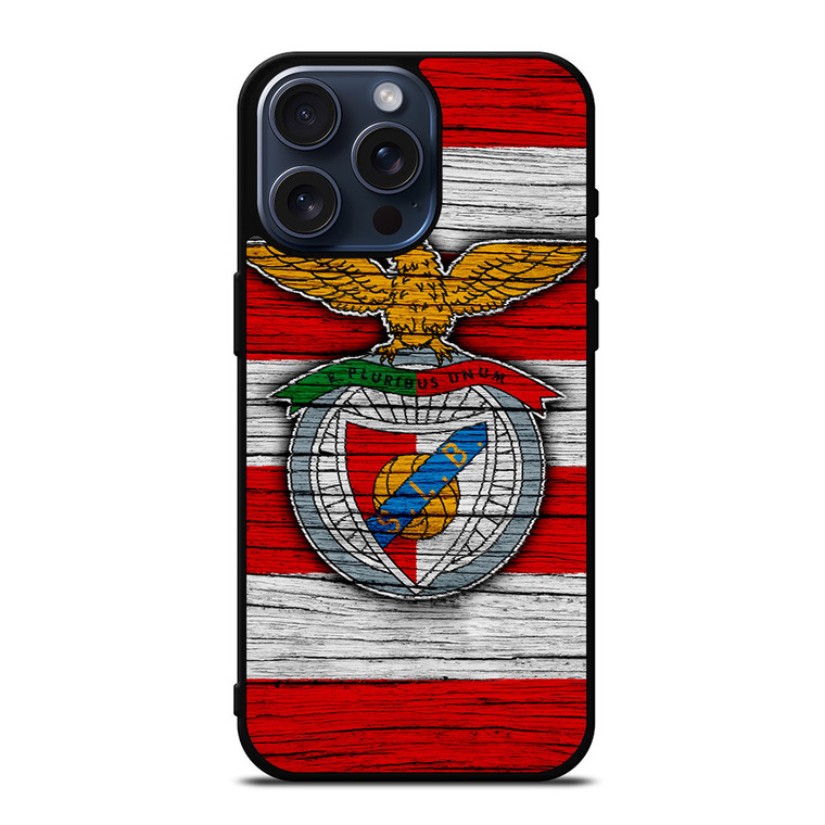 SL BENFICA WOODEN ART LOGO iPhone 15 Pro Max Case