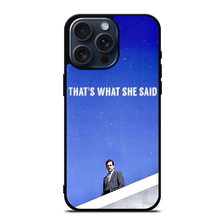THE OFFICE SERIAL MOVIE QUOTE iPhone 15 Pro Max Case