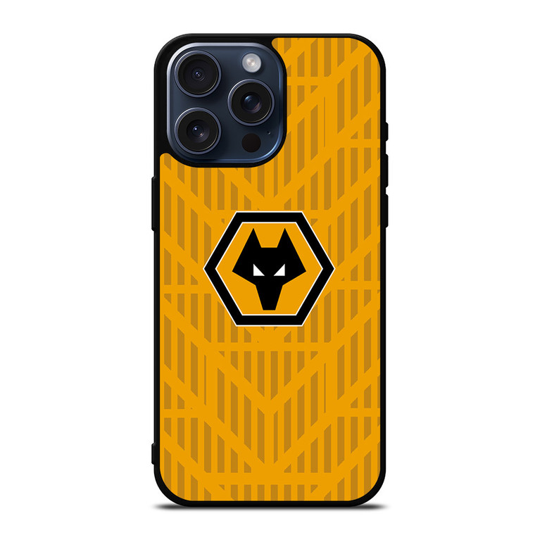 WOLVERHAMPTON WANDERERS FC LOGO iPhone 15 Pro Max Case