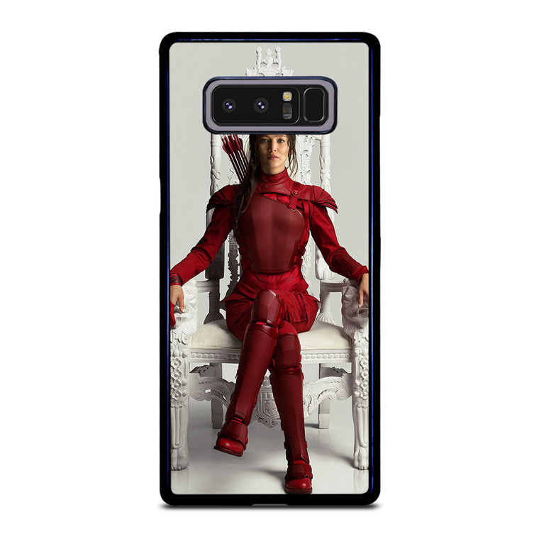 JENNIFER LAWRENCE HUNGER GAME RED Samsung Galaxy Note 8 Case