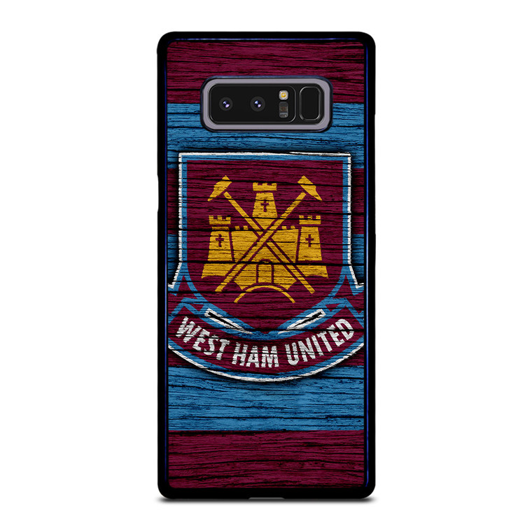 WEST HAM UNITED LOGO WOODEN Samsung Galaxy Note 8 Case