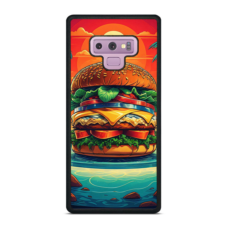JIMMY BUFFETT BURGER Samsung Galaxy Note 9 Case