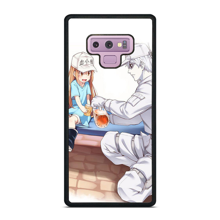 RED BLOOD CELLS AT WORK Samsung Galaxy Note 9 Case