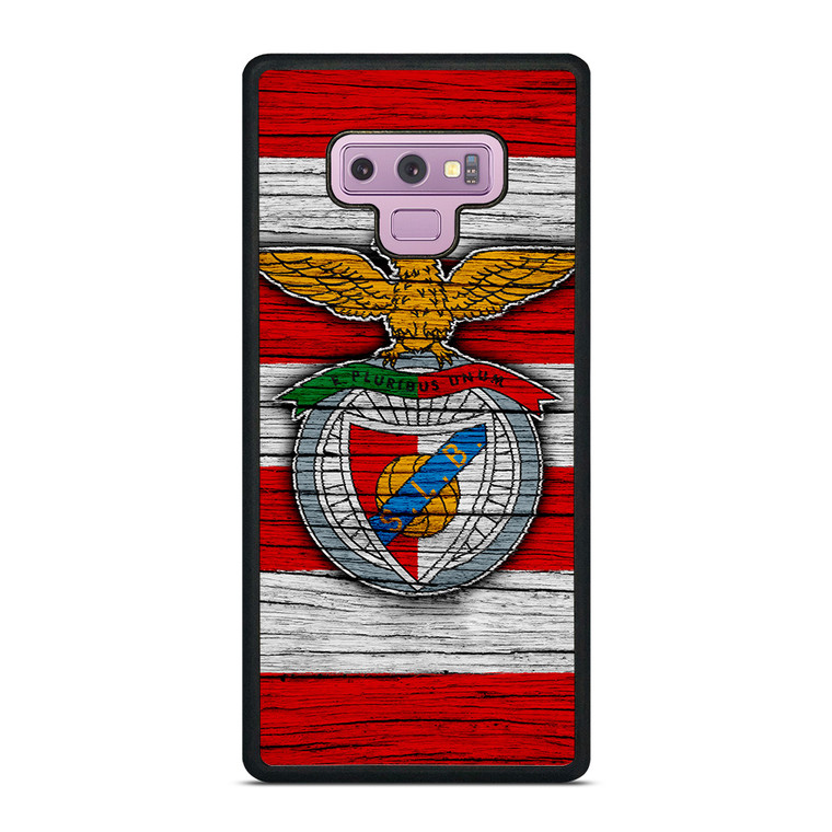 SL BENFICA WOODEN ART LOGO Samsung Galaxy Note 9 Case