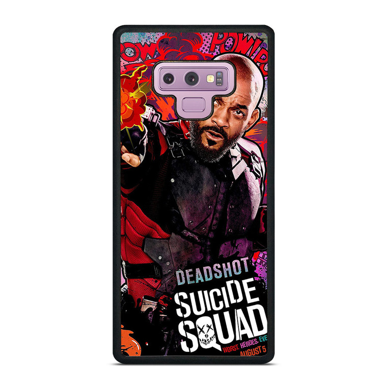 WILL SMITH SUICIDE SQUAD ART Samsung Galaxy Note 9 Case