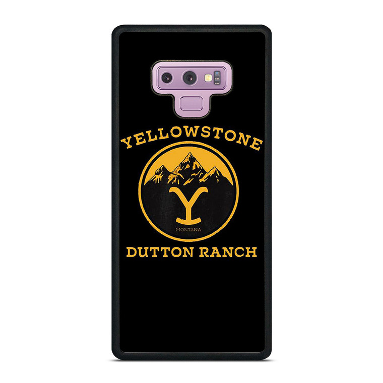 YELLOWSTONE TV SHOW LOGO Samsung Galaxy Note 9 Case YELLOWSTONE TV SHOW LOGO Samsung Galaxy Note 9 Case