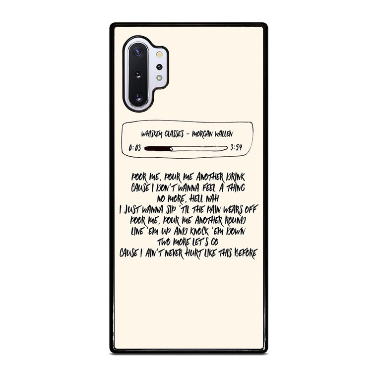 MORGAN WALLEN LYRIC Samsung Galaxy Note 10 Plus Case