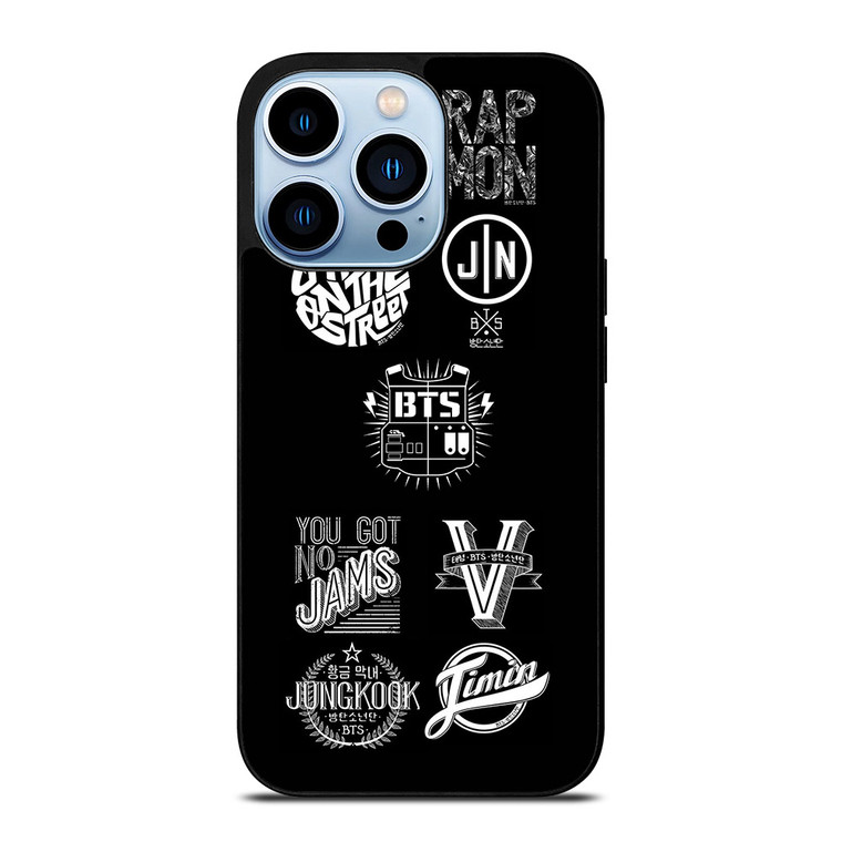 BTS BANGTAN BOYS KPOP LOGO iPhone 13 Pro Max Case