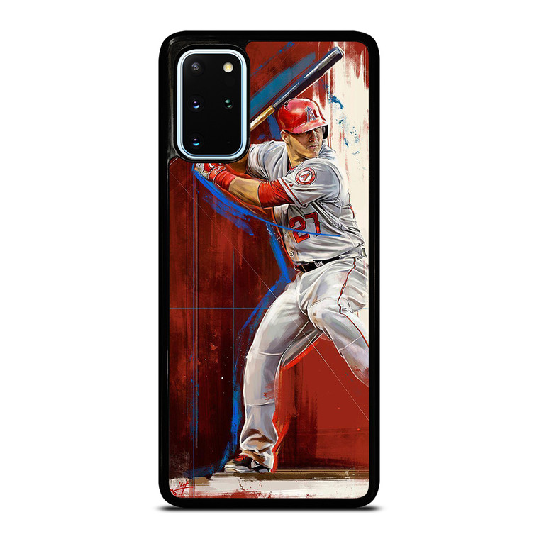 ART OF MIKE TROUT ANGELS Samsung Galaxy S20 Plus Case