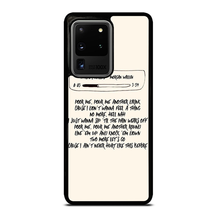 MORGAN WALLEN LYRIC Samsung Galaxy S20 Ultra Case MORGAN WALLEN LYRIC Samsung Galaxy S20 Ultra Case