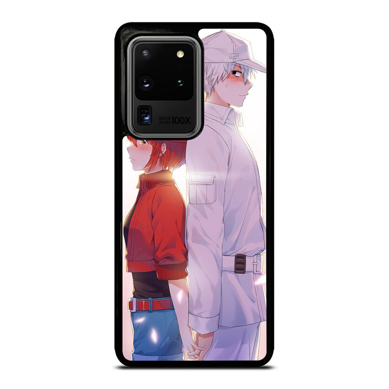 RED BLOOD AND WHITE BLOOD CELLS AT WORK Samsung Galaxy S20 Ultra Case