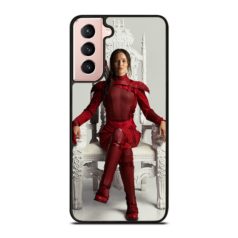 JENNIFER LAWRENCE HUNGER GAME RED Samsung Galaxy S21 Case