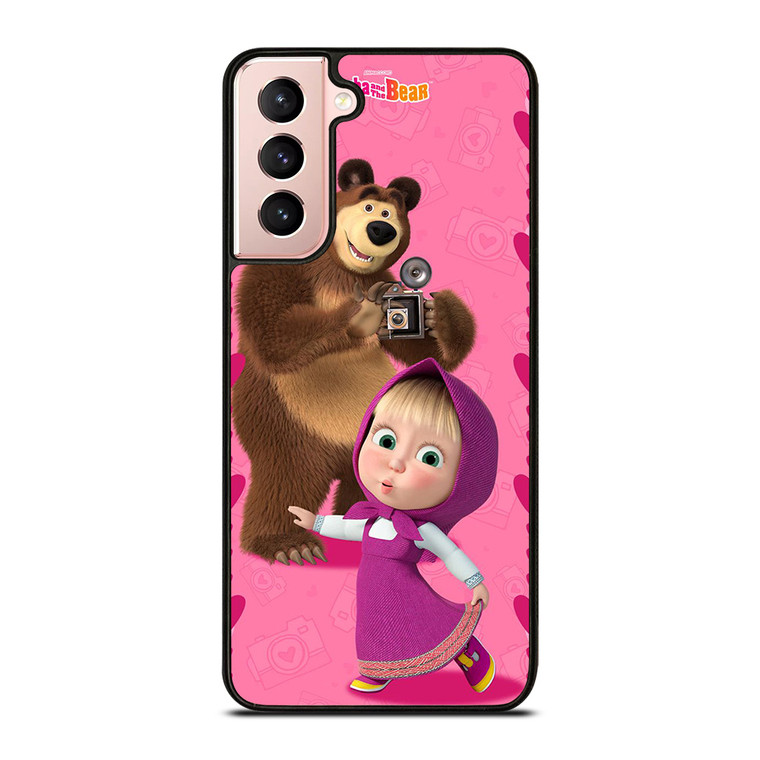 MASHA AND THE BEAR CUTE MODEL Samsung Galaxy S21 Case