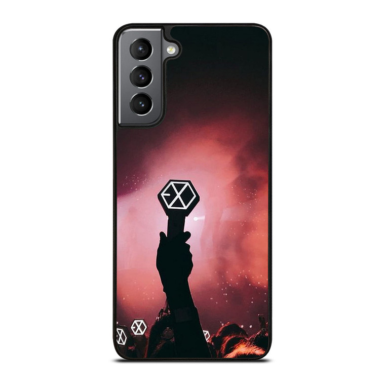 EXO BOYBAND LOGO CONCERT Samsung Galaxy S21 Plus Case