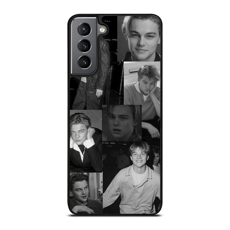 LEONARDO DICAPRIO YOUNG COLLAGE Samsung Galaxy S21 Plus Case