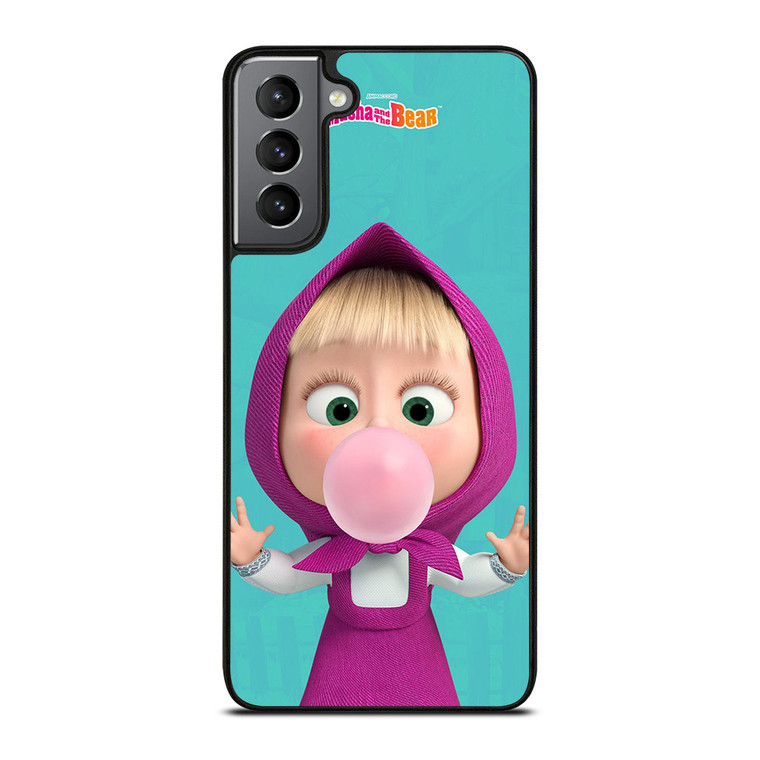 MASHA AND THE BEAR BUBBLEGUM Samsung Galaxy S21 Plus Case