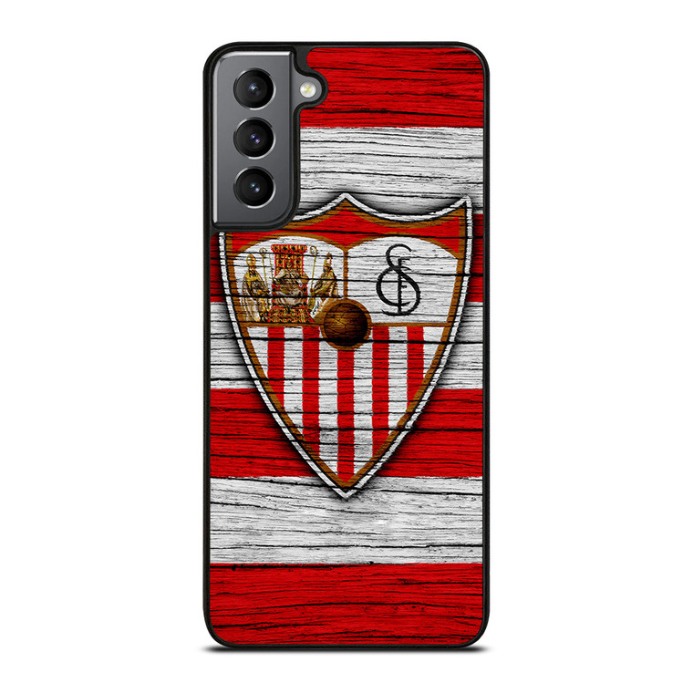 SEVILLA FC LOGO WOODEN Samsung Galaxy S21 Plus Case