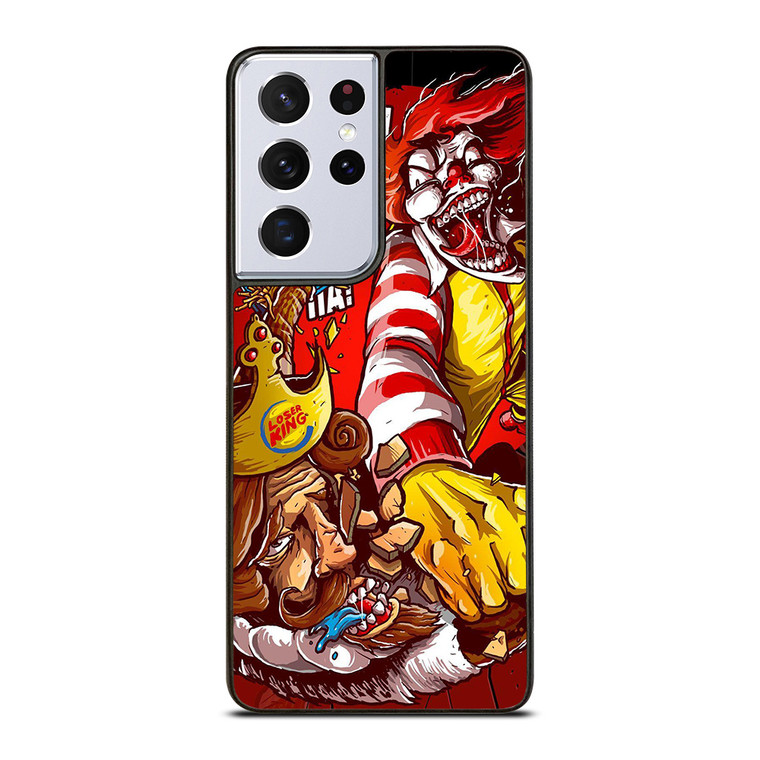 BURGER KING VS MCD Samsung Galaxy S21 Ultra Case