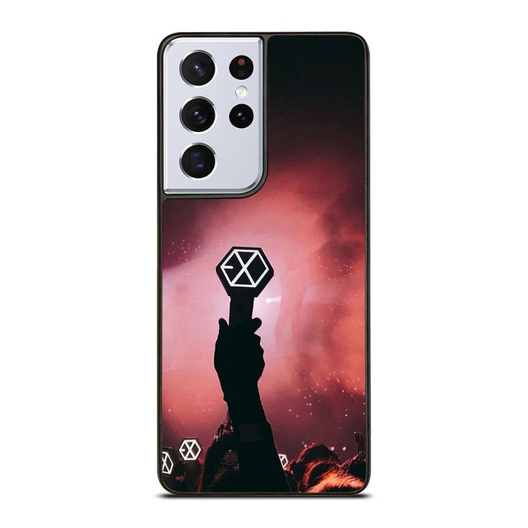 EXO BOYBAND LOGO CONCERT Samsung Galaxy S21 Ultra Case