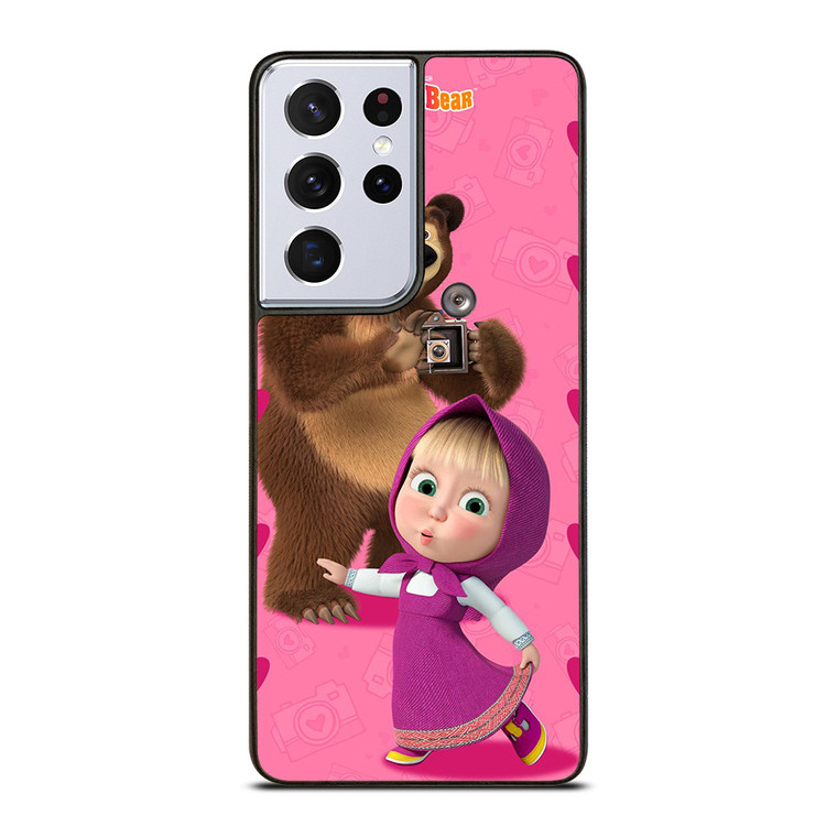 MASHA AND THE BEAR CUTE MODEL Samsung Galaxy S21 Ultra Case