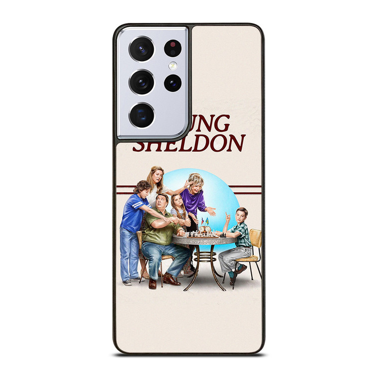 YOUNG SHELDON CHARACTERS Samsung Galaxy S21 Ultra Case