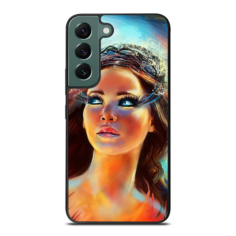 JENNIFER LAWRENCE ART Samsung Galaxy S22 Case