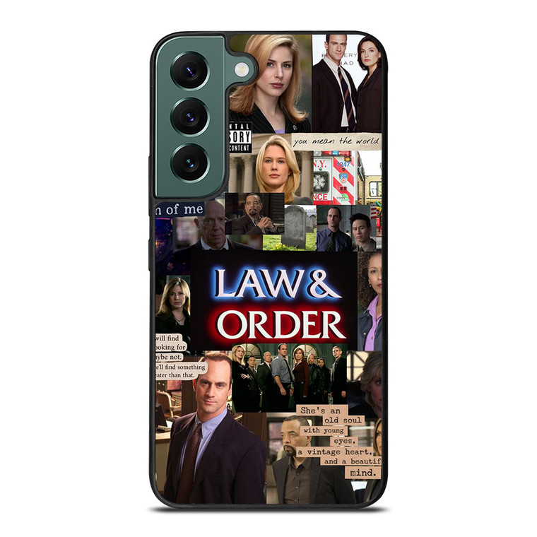 LAW AND ORDER COLLAGE Samsung Galaxy S22 Case