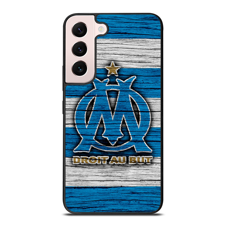 OLYMPIQUE DE MARSEILLE LOGO WOODEN Samsung Galaxy S22 Plus Case