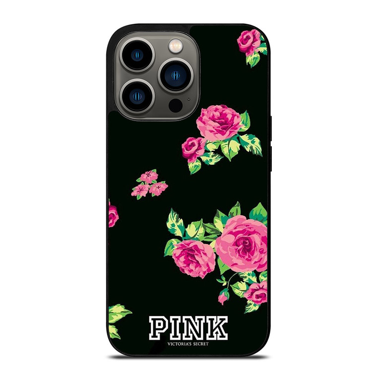 VICTORIA'S SECRET FLORAL PINK iPhone 13 Pro Case VICTORIA'S SECRET FLORAL PINK iPhone 13 Pro Case