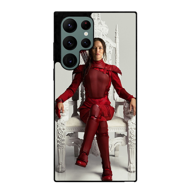 JENNIFER LAWRENCE HUNGER GAME RED Samsung Galaxy S22 Ultra Case