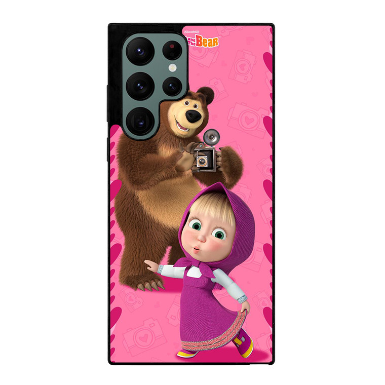 MASHA AND THE BEAR CUTE MODEL Samsung Galaxy S22 Ultra Case