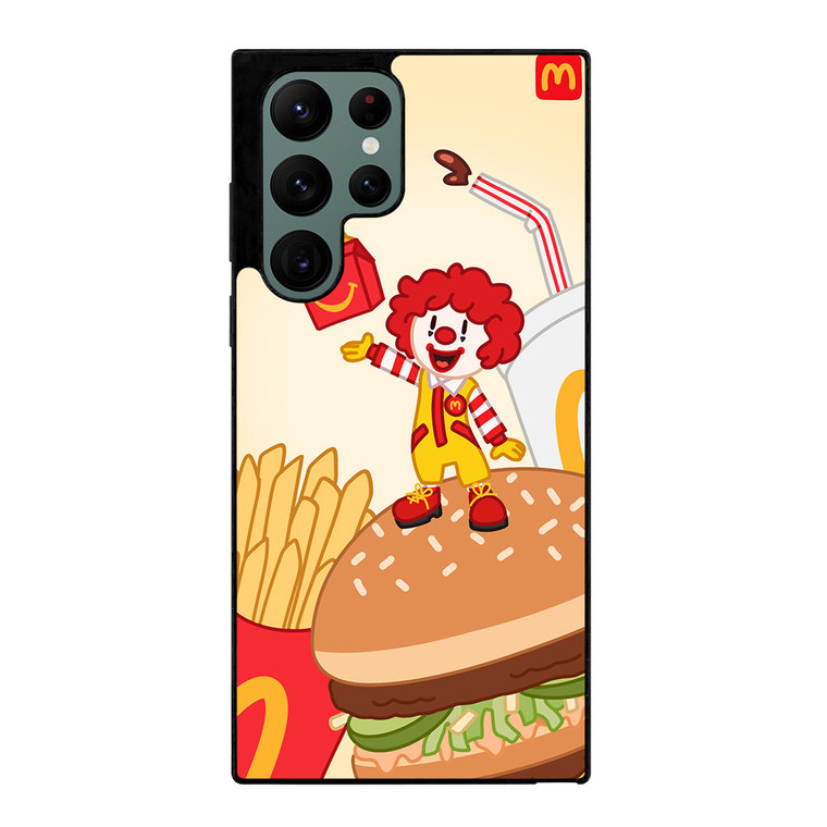 MCDONALDS ART ICON Samsung Galaxy S22 Ultra Case