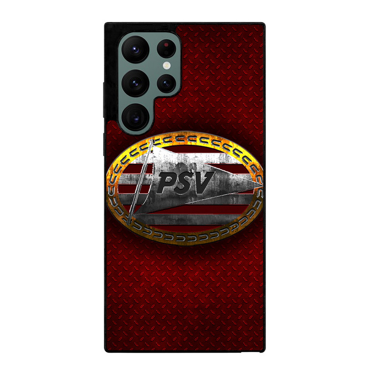 PSV EINDHOVEN METAL ART LOGO Samsung Galaxy S22 Ultra Case