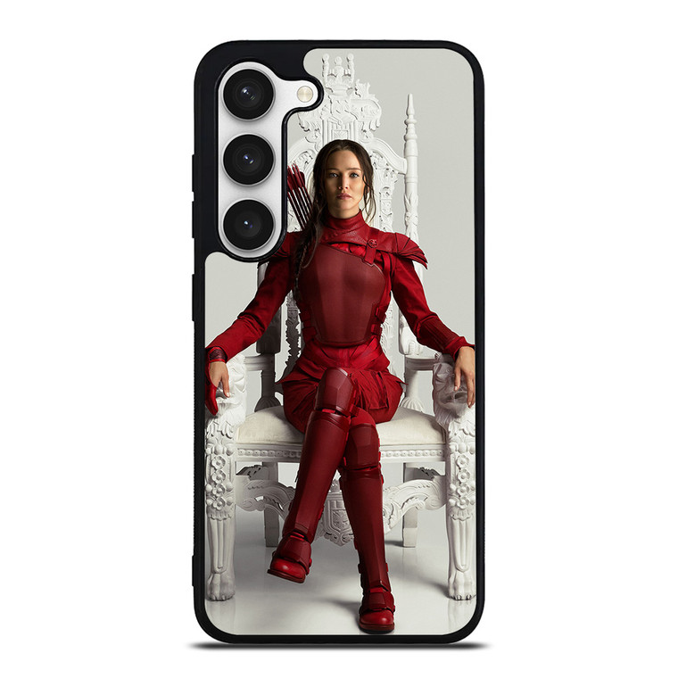 JENNIFER LAWRENCE HUNGER GAME RED Samsung Galaxy S23 Case