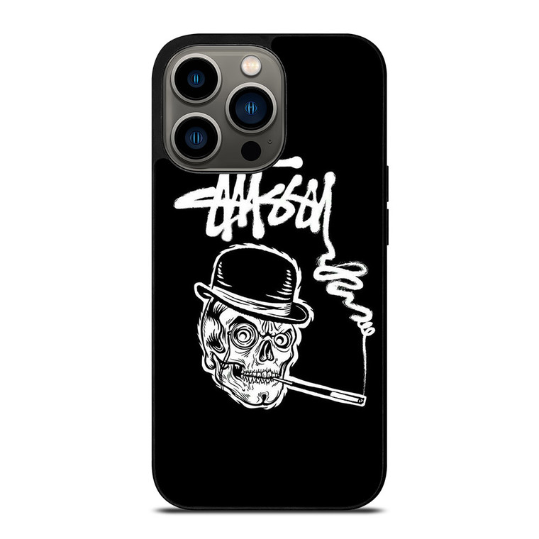 STUSSY SMOKE SKULL iPhone 13 Pro Case