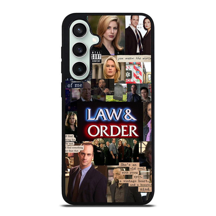 LAW AND ORDER COLLAGE Samsung Galaxy S23 FE Case