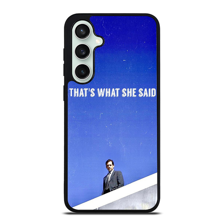 THE OFFICE SERIAL MOVIE QUOTE Samsung Galaxy S23 FE Case