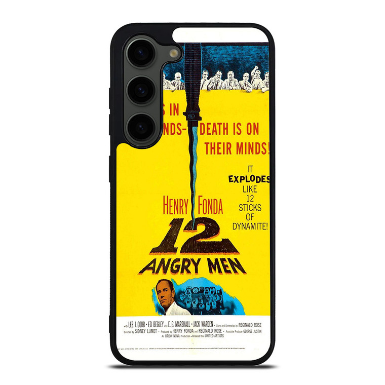 12 ANGRY MEN VINTAGE POSTER Samsung Galaxy S23 Plus Case