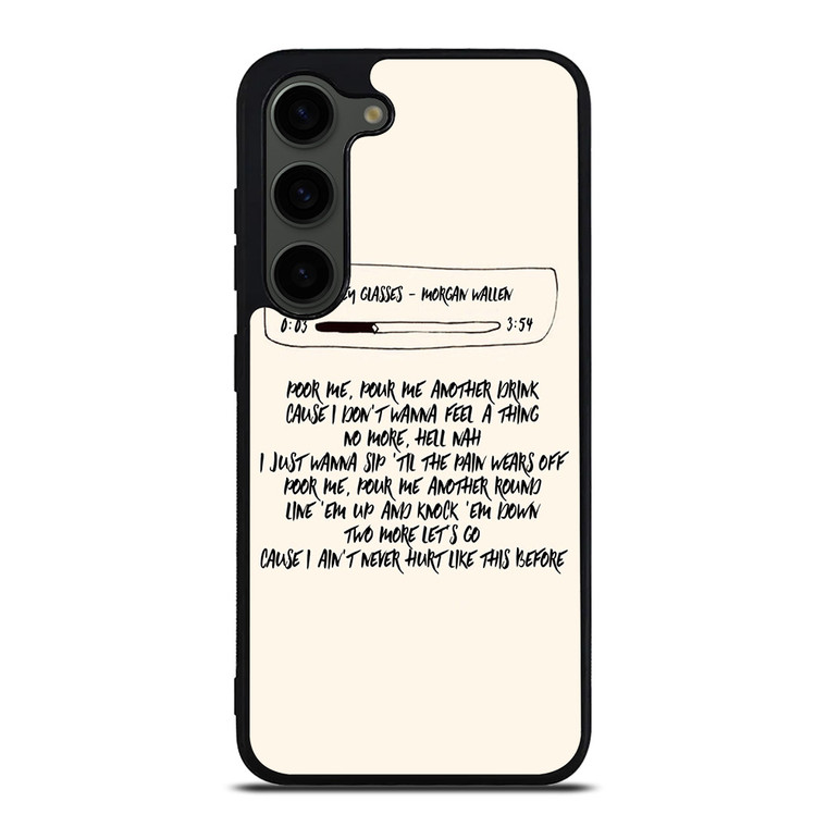 MORGAN WALLEN LYRIC Samsung Galaxy S23 Plus Case