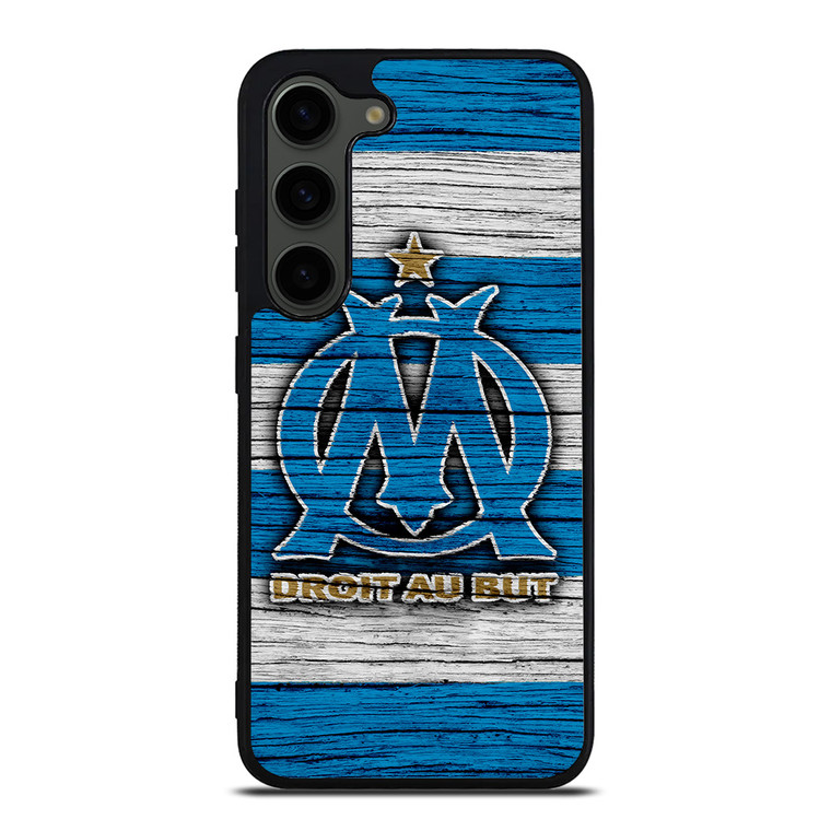 OLYMPIQUE DE MARSEILLE LOGO WOODEN Samsung Galaxy S23 Plus Case