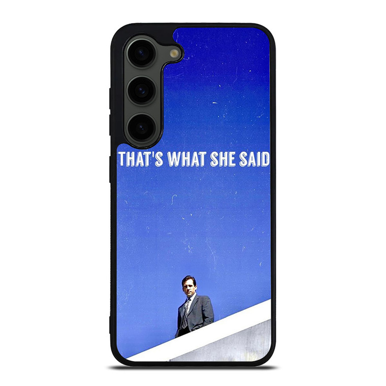 THE OFFICE SERIAL MOVIE QUOTE Samsung Galaxy S23 Plus Case