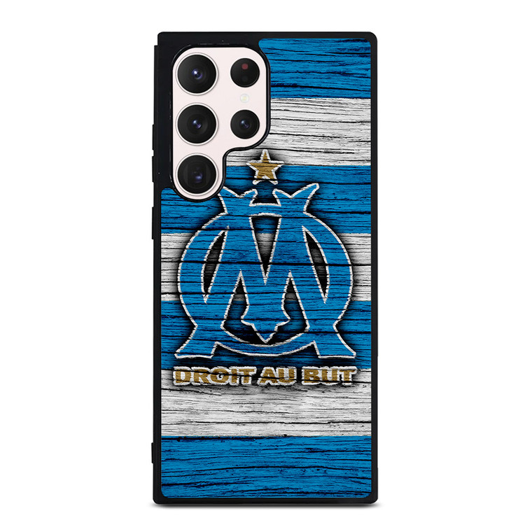 OLYMPIQUE DE MARSEILLE LOGO WOODEN Samsung Galaxy S23 Ultra Case