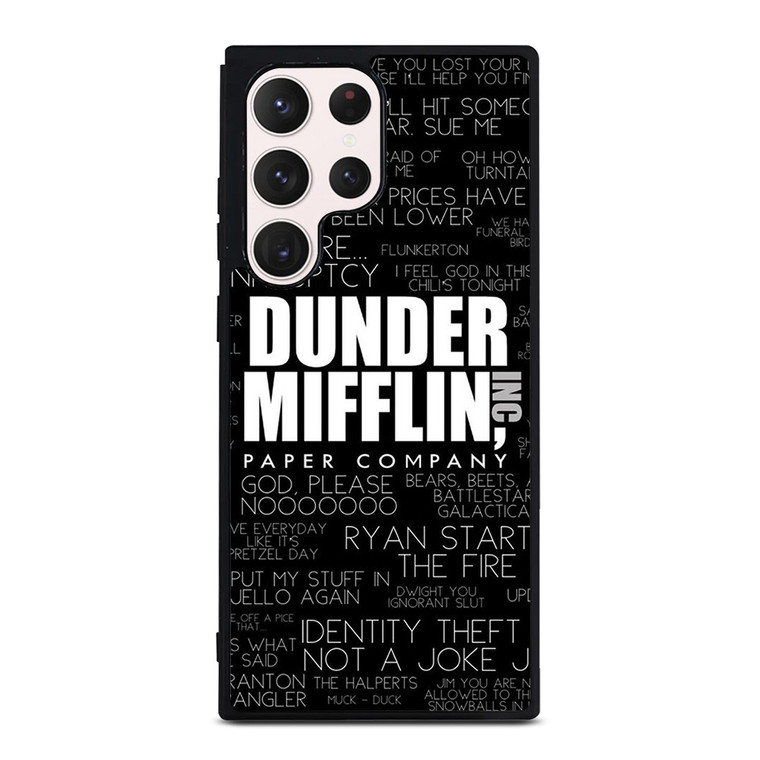 THE OFFICE DUNDER MIFFLIN QUOTES Samsung Galaxy S23 Ultra Case