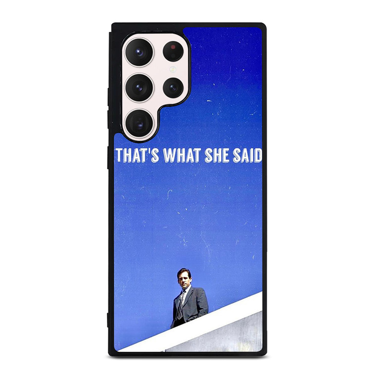 THE OFFICE SERIAL MOVIE QUOTE Samsung Galaxy S23 Ultra Case