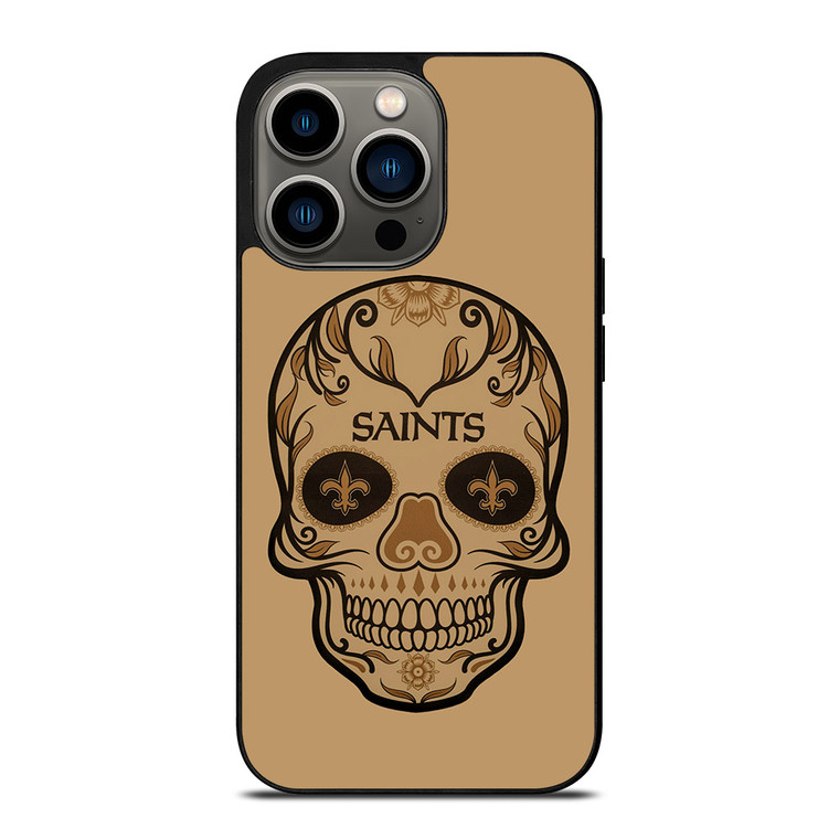 NEW ORLEANS SAINTS SKULL iPhone 13 Pro Case
